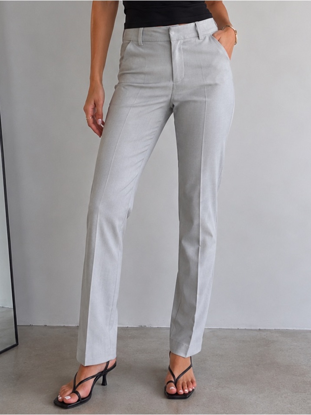NWT Jones New york signature petite grey pants